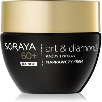 Soraya Art & Diamonds crema regeneratoare de noapte pentru regenerarea celulelor pielii 60+ 50 ml