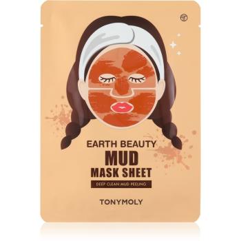 TONYMOLY Earth Beauty Mud masca pentur fata cu efect de peeling 1 buc