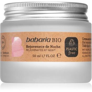 Babaria BIO crema de noapte cu efect de intinerire 50 ml