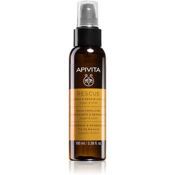 Apivita Holistic Hair Care Argan Oil & Olive Ulei de păr hidratant și hrănitor cu ulei de argan 100 ml