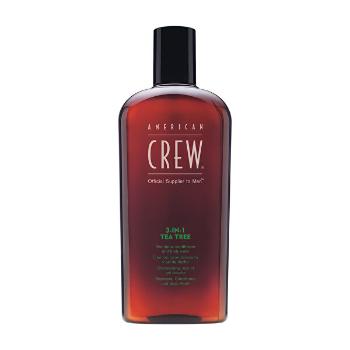 american Crew Șampon 3in1 cu Tea Tree (Shampoo, Conditioner & Body Wash) 450 ml
