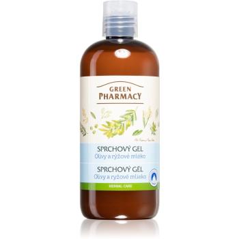Green Pharmacy Body Care Olive & Rice Milk gel de dus hranitor 500 ml