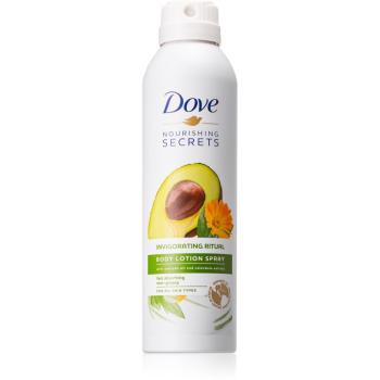 Dove Nourishing Secrets Invigorating Ritual Lapte de corp protector în spray Avocado Oil and Calendula Extract 190 ml