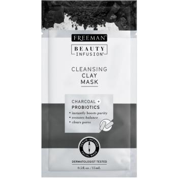 Freeman Beauty Infusion Charcoal + Probiotics masca facială pentru curatarea tenului 15 ml
