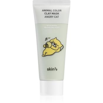 Skin79 Animal For Angry Cat mască cu argilă pentru a calma si intari pielea sensibila 70 ml