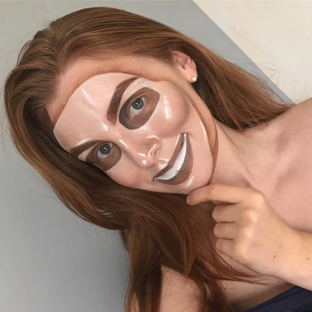Costum de Halloween machiaj purging mask Belinda Maines